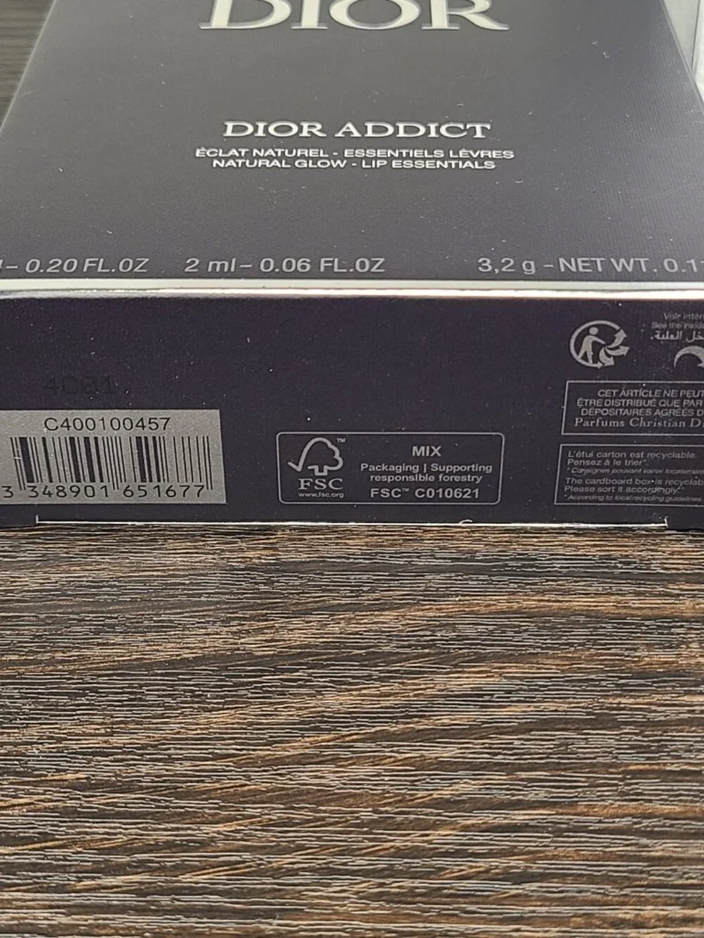 NEW Dior Addict Natural Glow Lip Essentials 3pc Set with Dior Gift Bag - Picture 10 of 12